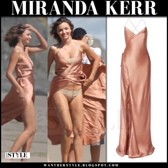 100% Silk Wrap Dress - Picture 16 of 16